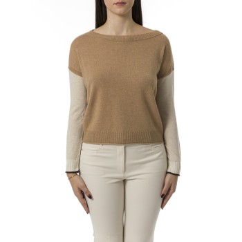 Maglia boxy fit in lana e cashmere Pennyblack