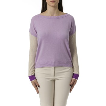 Maglia boxy fit in lana e cashmere Pennyblack