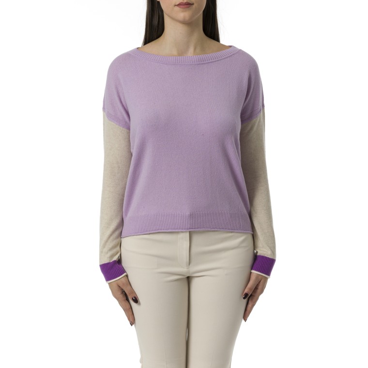 Maglia boxy fit in lana e cashmere Pennyblack