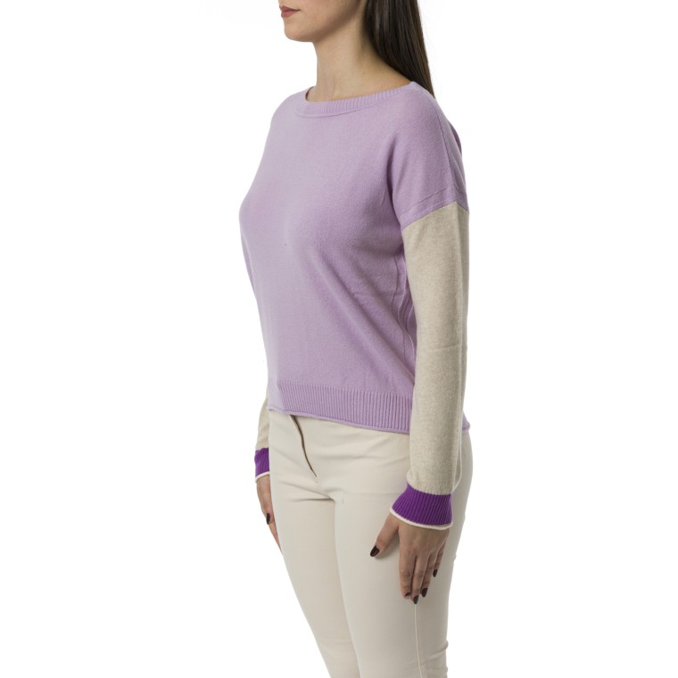 Maglia boxy fit in lana e cashmere Pennyblack