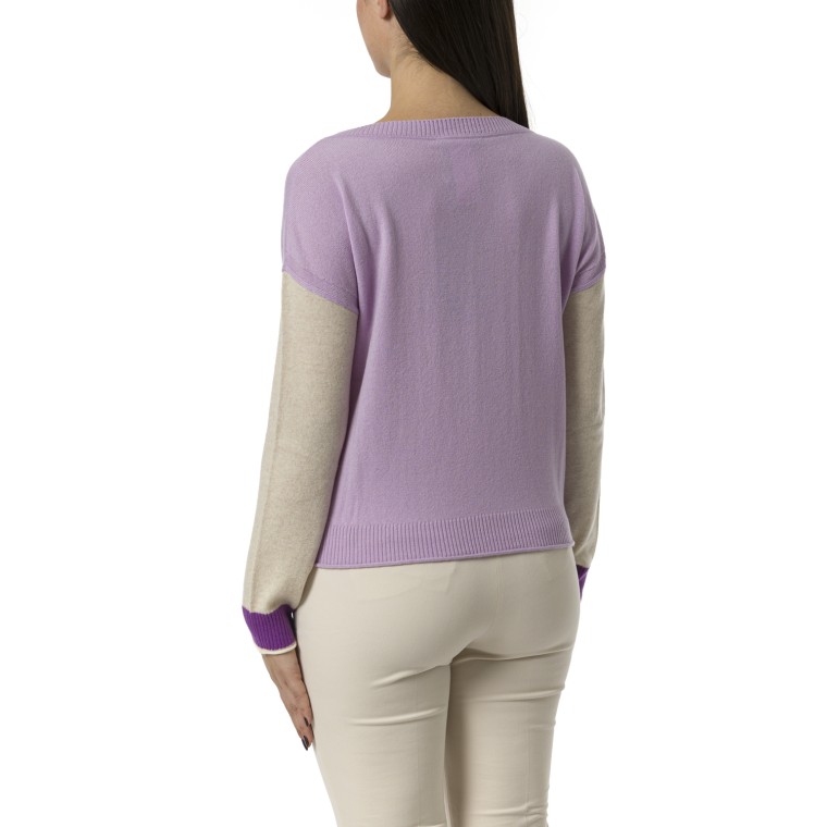 Maglia boxy fit in lana e cashmere Pennyblack