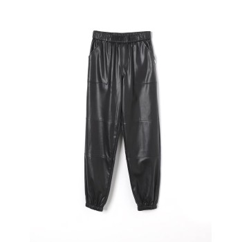 Pantaloni in pelle sintetica Liu Jo Kids