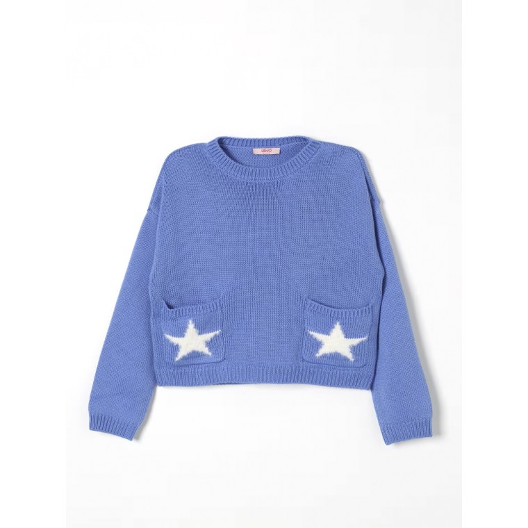 Maglioncino girocollo cropped Liu Jo Kids