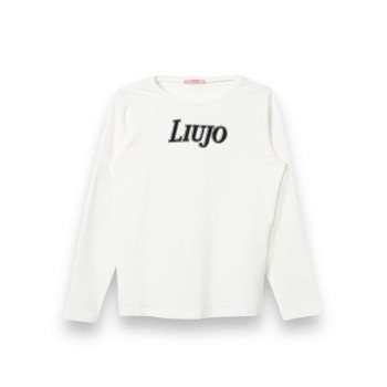 T-shirt con strass Liu Jo Kids