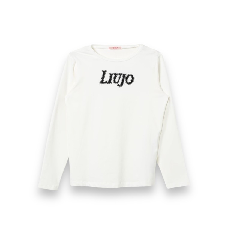 T-shirt con strass Liu Jo Kids