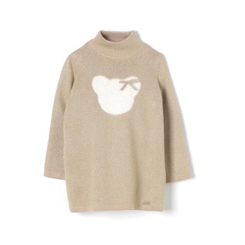 Abito in maglia lurex a collo alto Liu Jo Kids