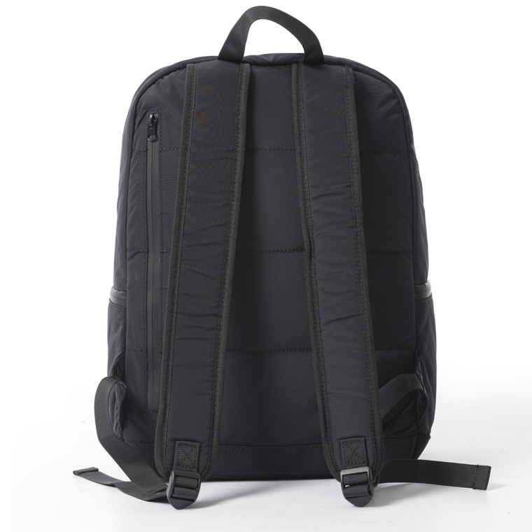 Zaino in nylon nero con tasche con cerniera Mc2 Saint Barth