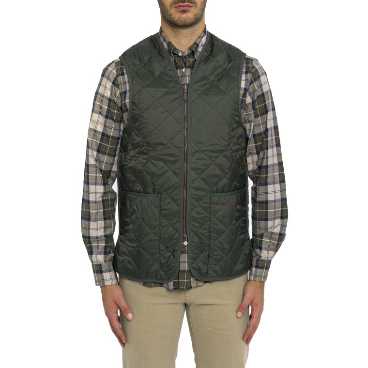 Gilet Barbour in nylon trapuntato