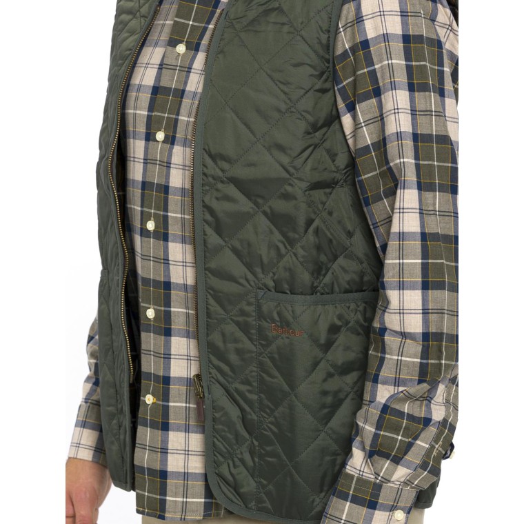 Gilet Barbour in nylon trapuntato