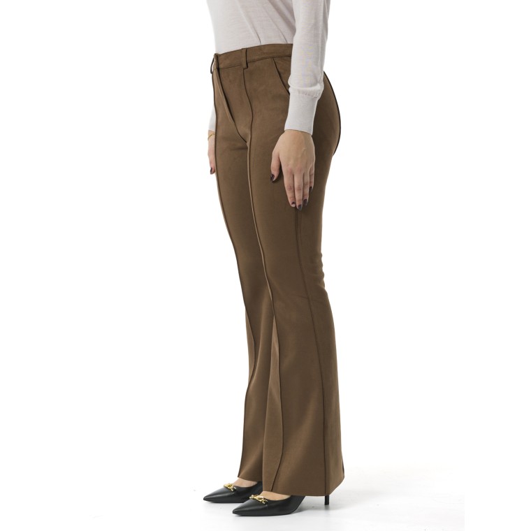 Pantaloni flare fit in jersey Pennyblack