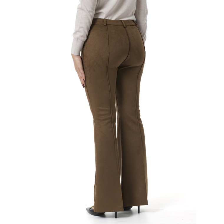 Pantaloni flare fit in jersey Pennyblack