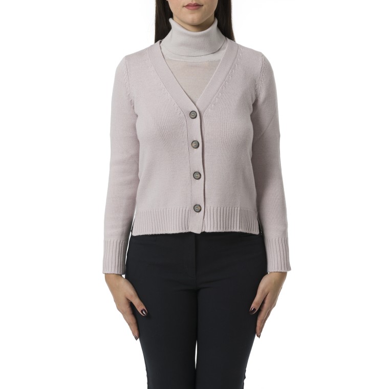 Cardigan con scollo a V Gran Sasso 