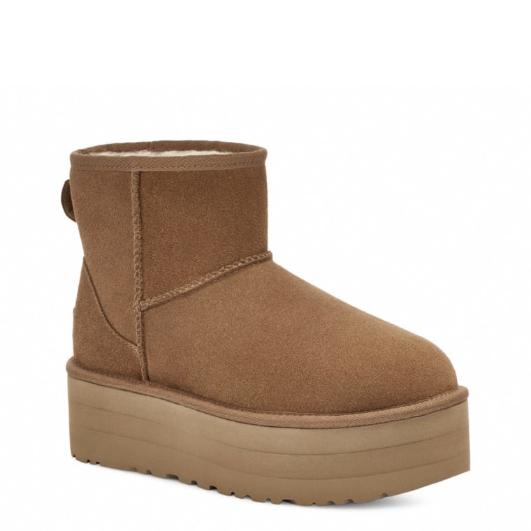 Stivali Con Plateau Classic Mini Ugg