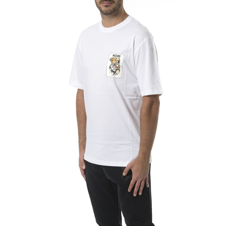 T-shirt con stampa Moschino Couture