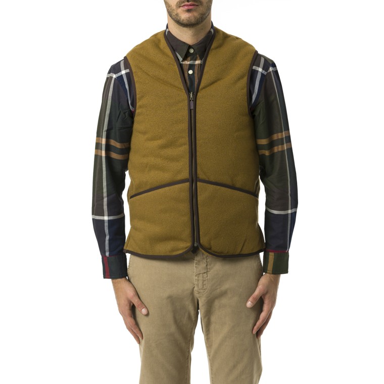 Gilet Barbour in pile con cerniera 