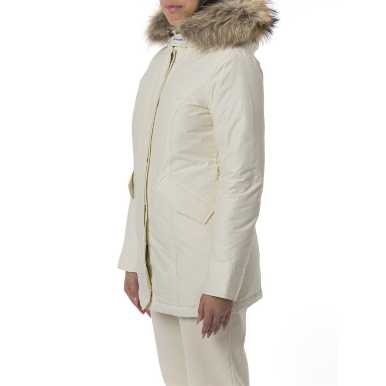 Arctic Parka in Ramar Cloth con pelliccia removibile Woolrich