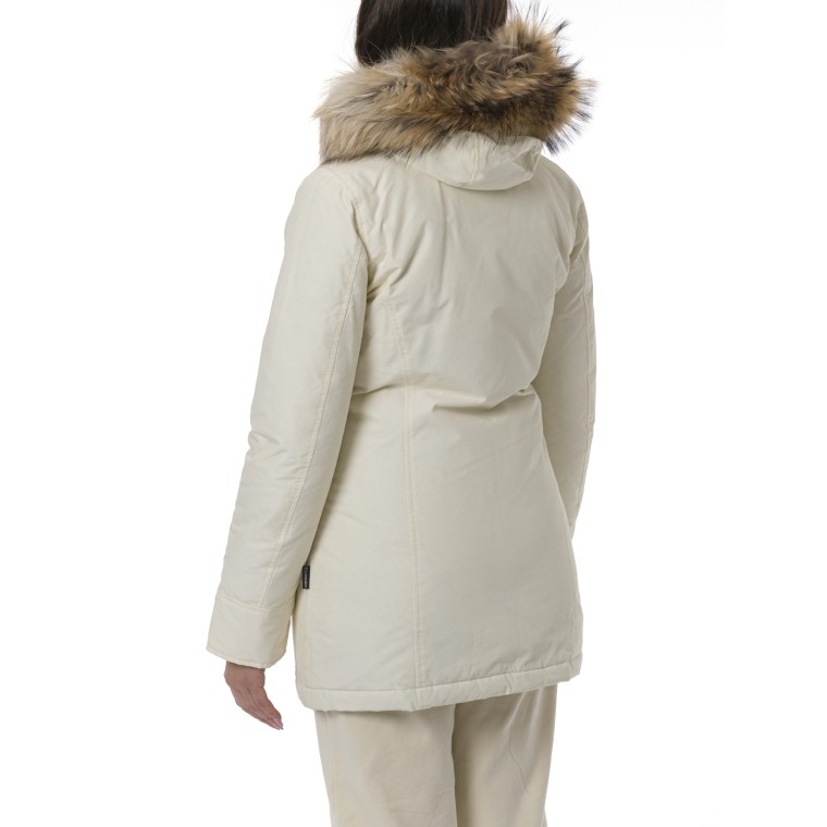 Arctic Parka in Ramar Cloth con pelliccia removibile Woolrich