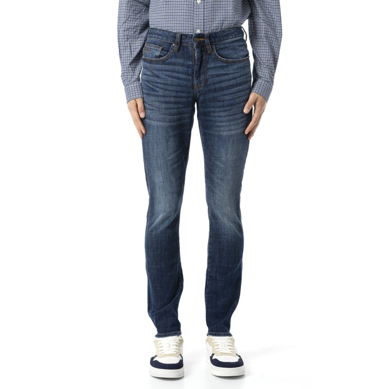 Jeans skinny fit Armani Exchange effetto délavé