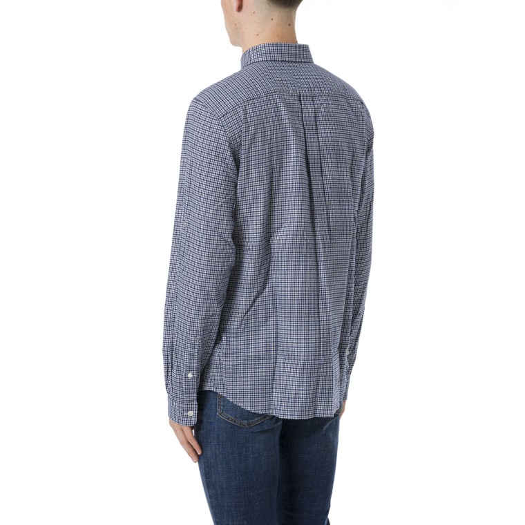 Camicia in flanella di cotone regular fit Lacoste