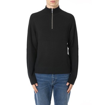 Maglione half zip a collo alto Armani Exchange