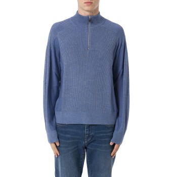 Maglione half zip a collo alto Armani Exchange