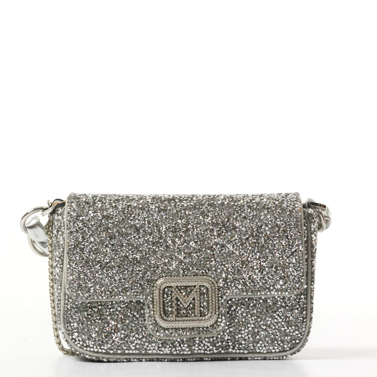 Minibag con logo e strass