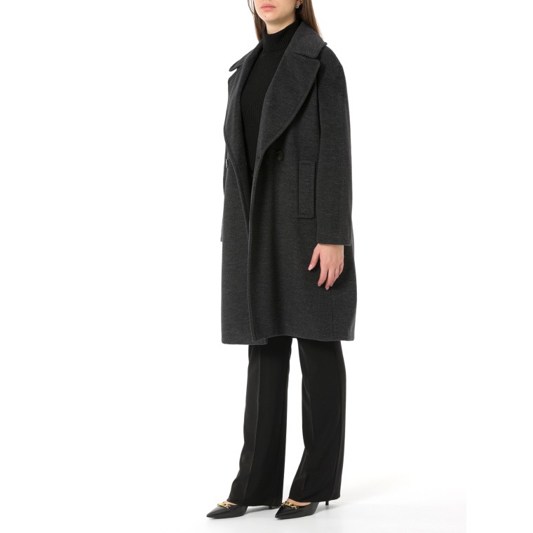 Cappotto doppiopetto spinato Emme Marella