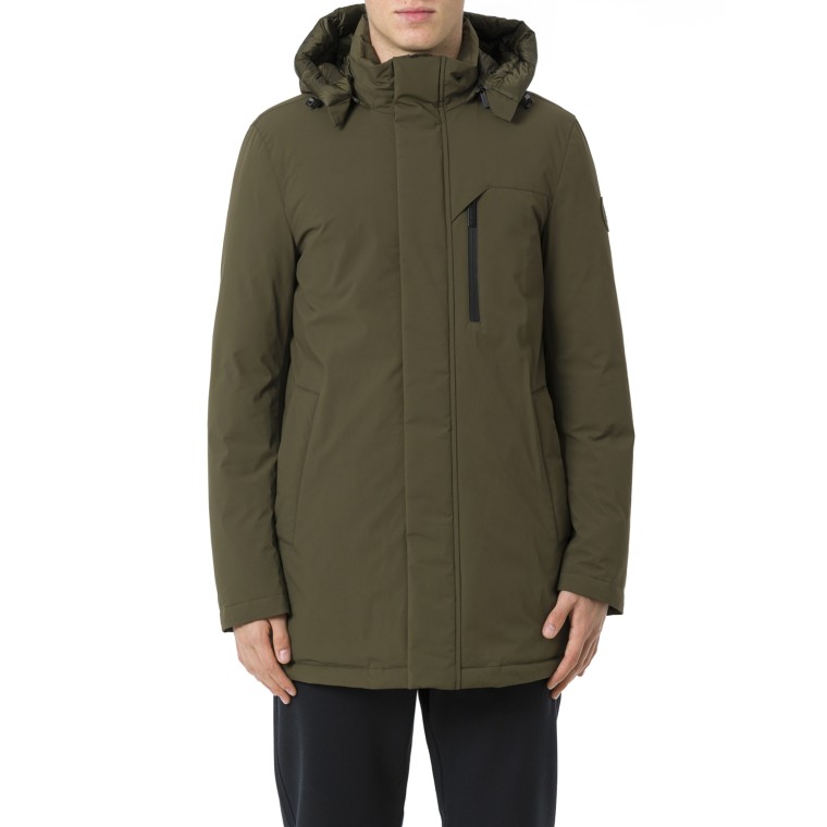 Mountain Parka in nylon elasticizzato Woolrich