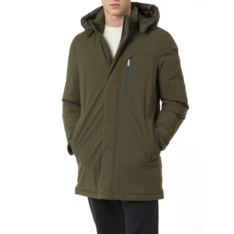 Mountain Parka in nylon elasticizzato Woolrich