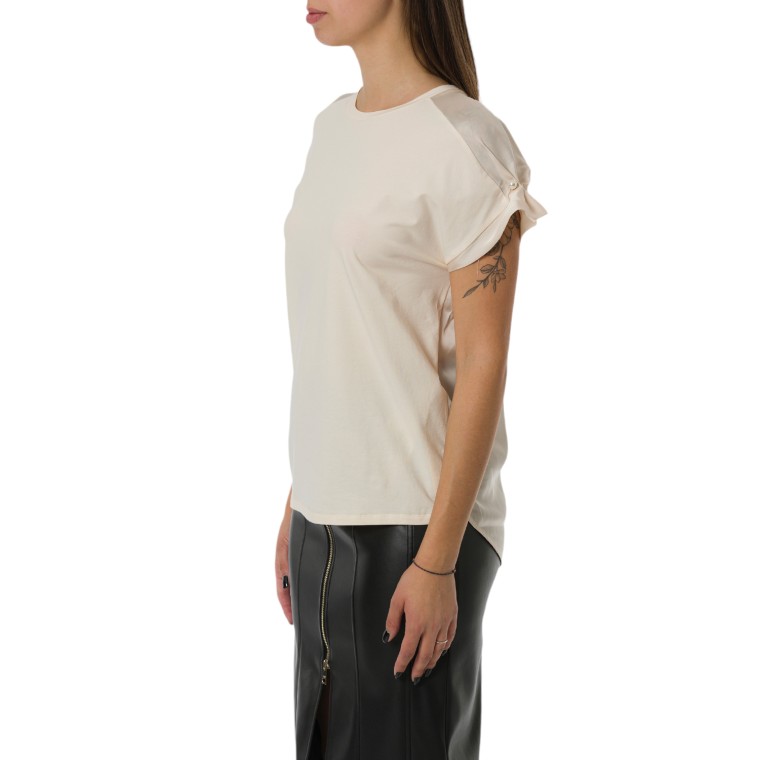 T-shirt con perle Liu Jo