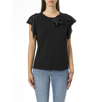 T-shirt con fiore Liu Jo