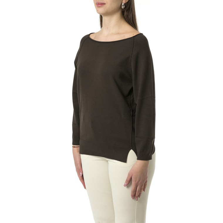 Maglia con scollo a barchetta Marella Monochrome