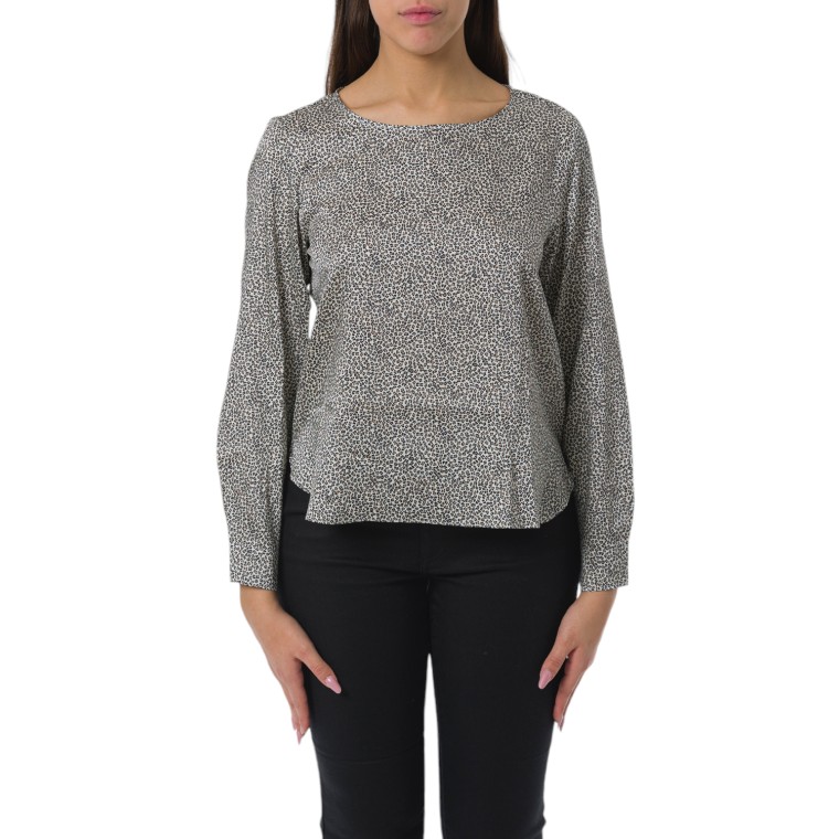 Blusa in twill stampato Emme Marella