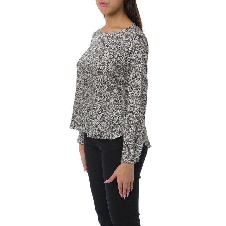 Blusa in twill stampato Emme Marella