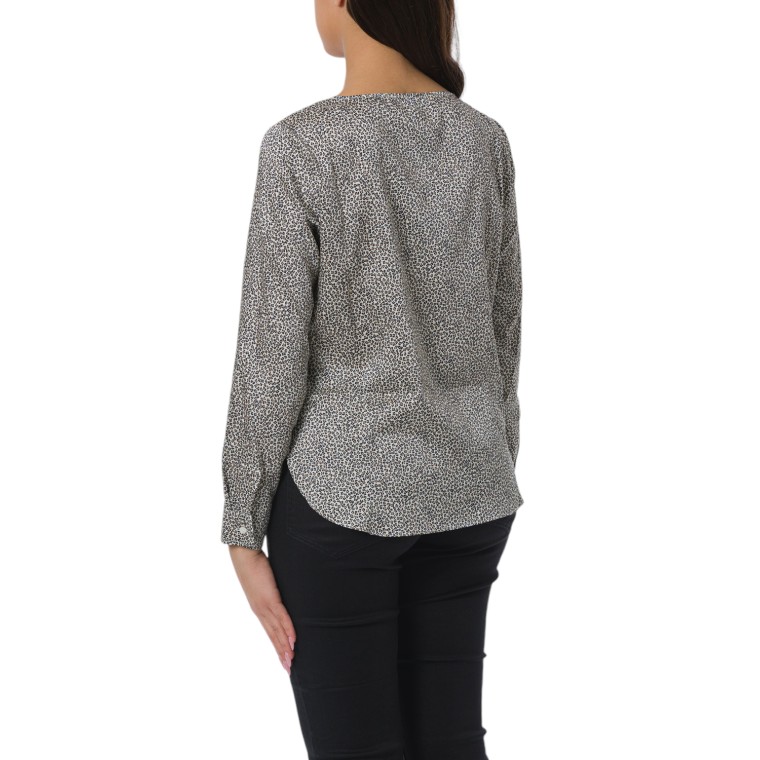 Blusa in twill stampato Emme Marella