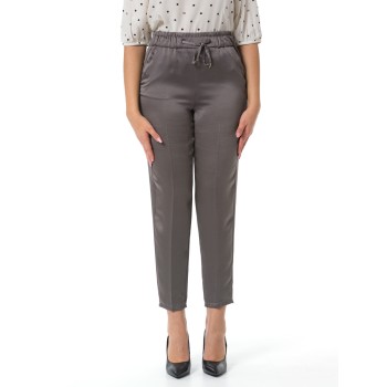 Pantaloni in raso Emme Marella con vita elastica