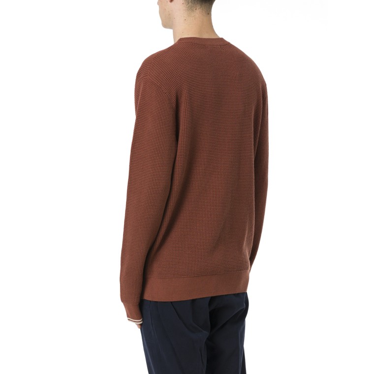 Maglione con lavorazione goffrata Fred Perry