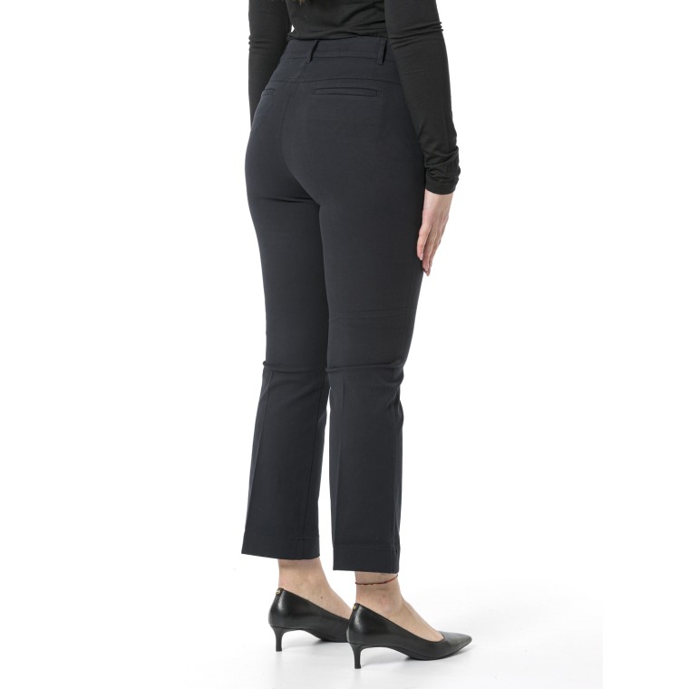 Pantaloni mini-flare in twill Pennyblack