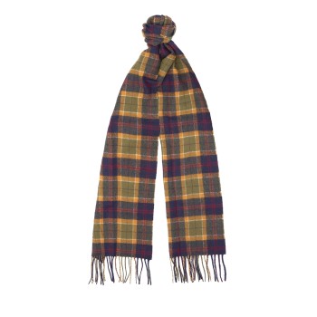 Sciarpa in lana d'agnello Tartan Barbour