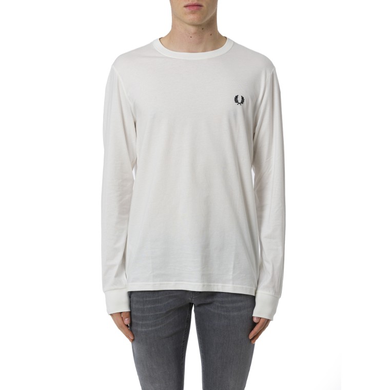 T-shirt girocollo a manica lunga Fred Perry