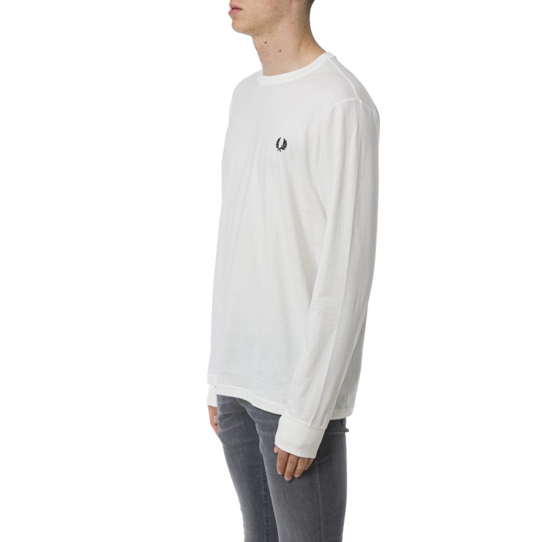 T-shirt girocollo a manica lunga Fred Perry