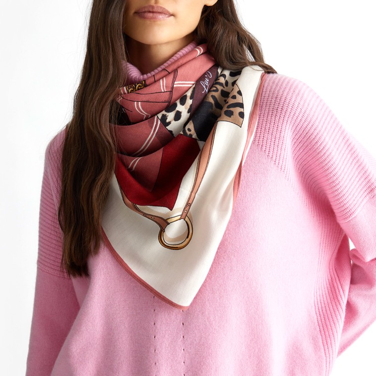 Foulard con stampa Liu Jo