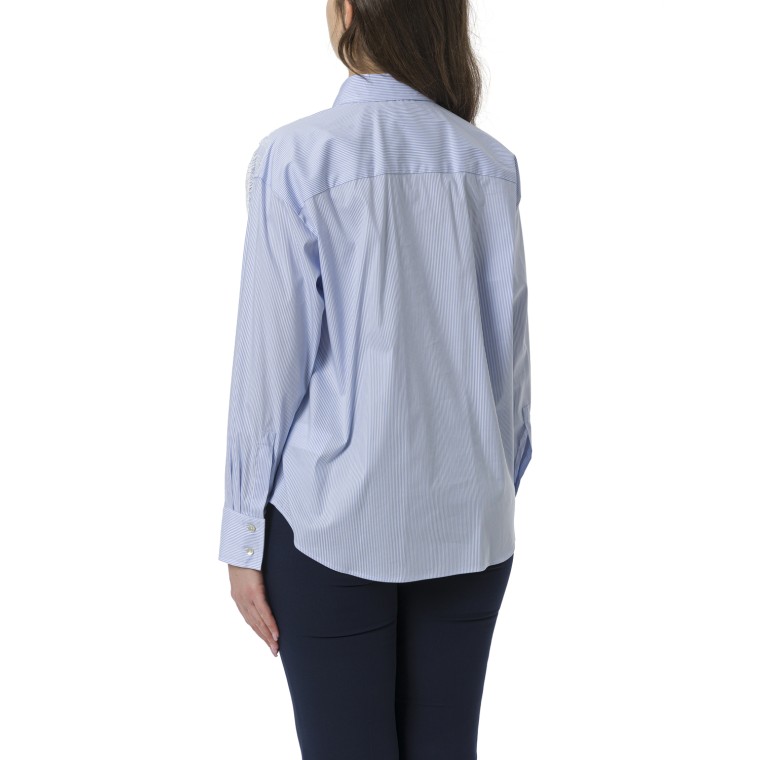 Camicia over Emme Marella con fiore in pizzo