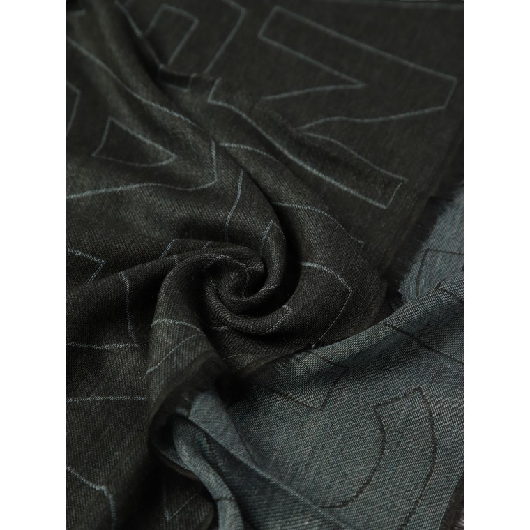 Sciarpa Armani Exchange in viscosa con logo jacquard