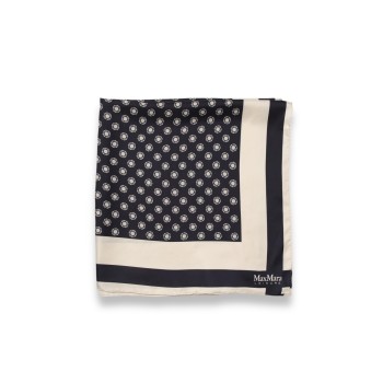 Foulard Max Mara Leisure in seta con stampa all over