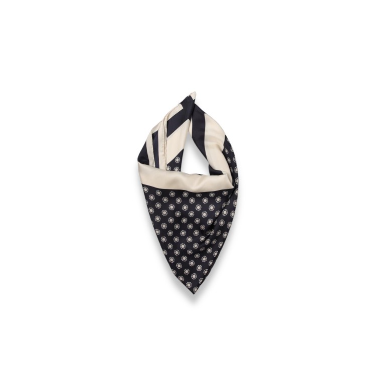 Foulard Max Mara Leisure in seta con stampa all over