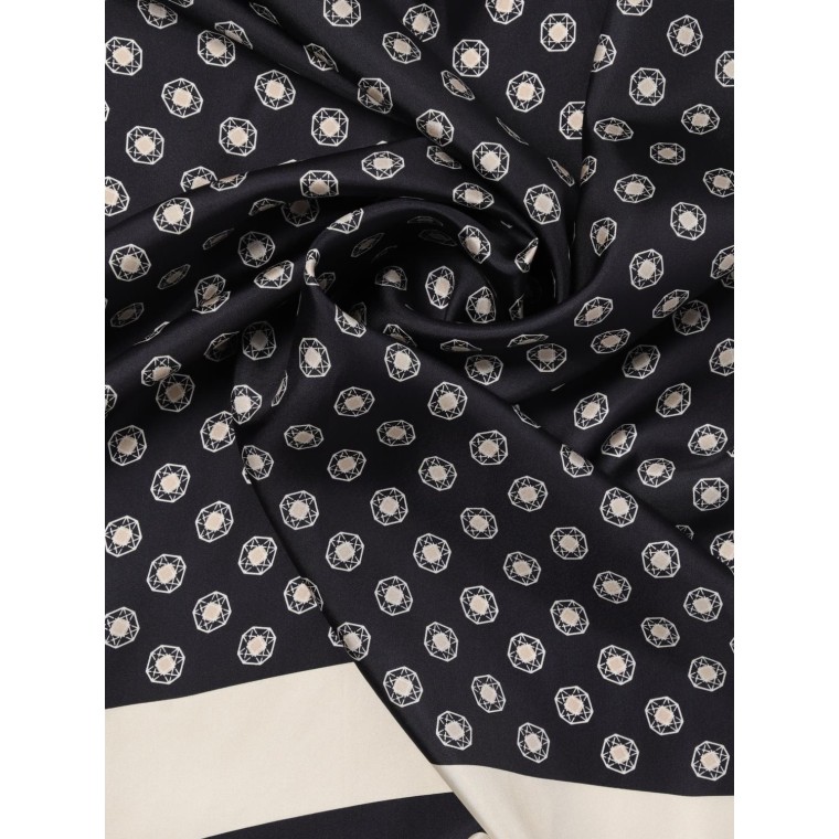 Foulard Max Mara Leisure in seta con stampa all over