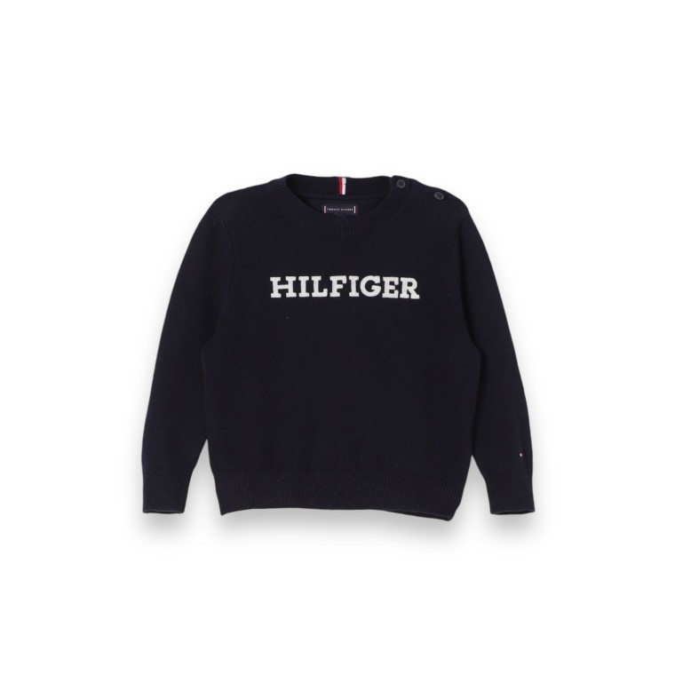 Maglione girocollo Tommy Hilfiger in misto cotone