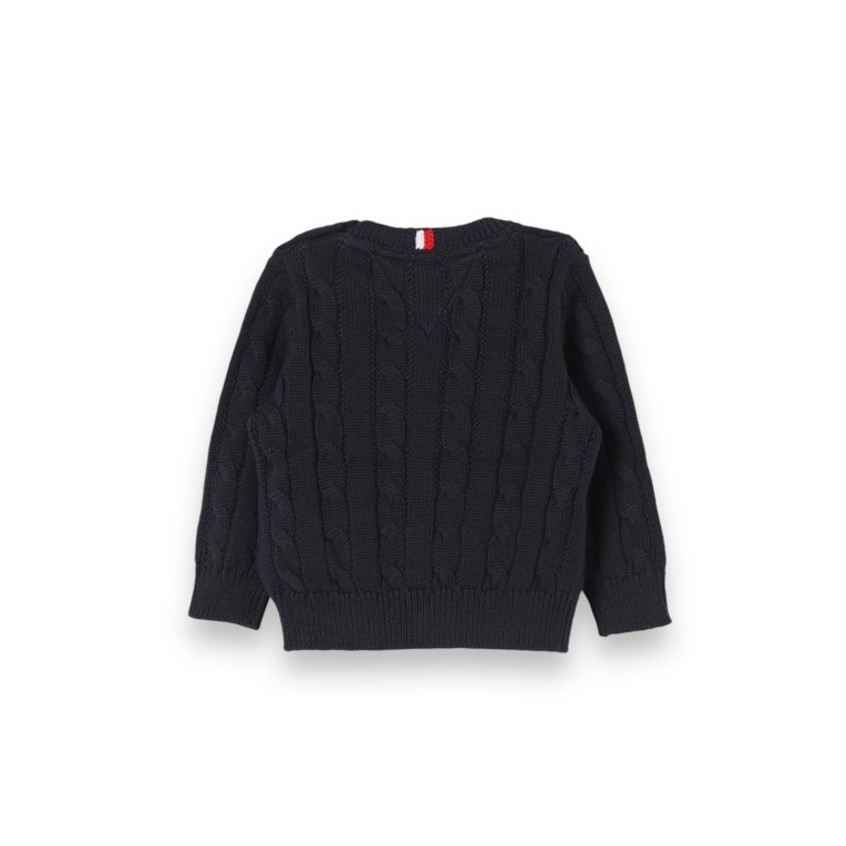 Maglione girocollo intrecciato Tommy Hilfiger