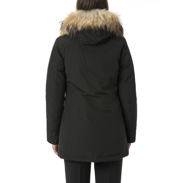 Arctic Parka in Ramar Cloth con pelliccia removibile Woolrich